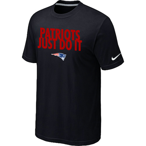 Nike New England Patriots "Just Do It" NFL T-Shirt - Black